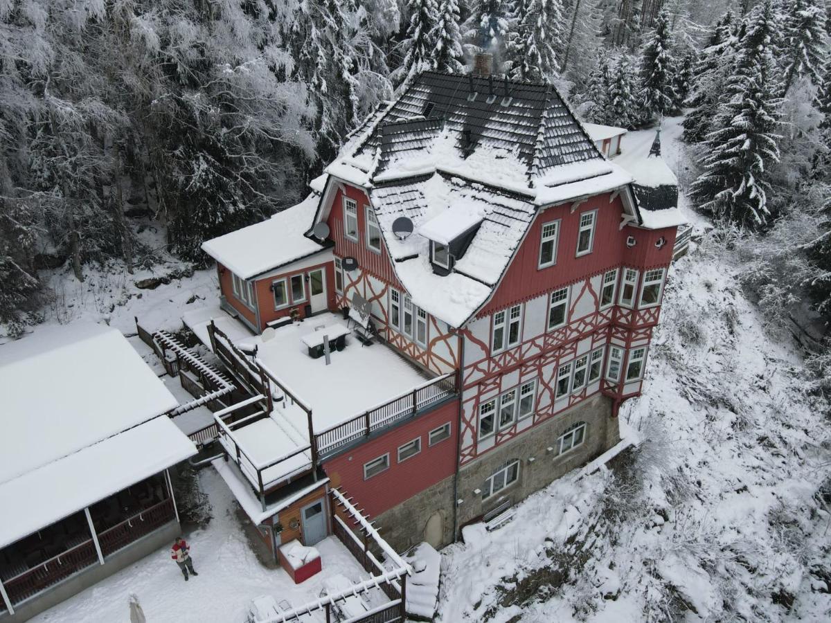 Waldgasthaus & Berghotel Steinerne Renne 韦尼格罗德 外观 照片