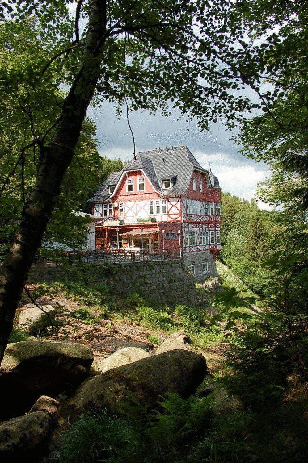 Waldgasthaus & Berghotel Steinerne Renne 韦尼格罗德 外观 照片